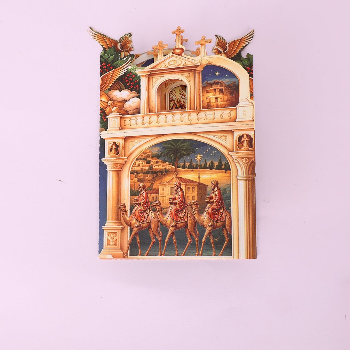 Relief Nativity Greeting Card