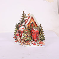 Christmas Gnome Snowman Ornament