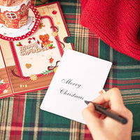Gingerbread House Cup 3D Pop Up Card