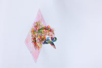 Tulip Hummingbird Greeting Card