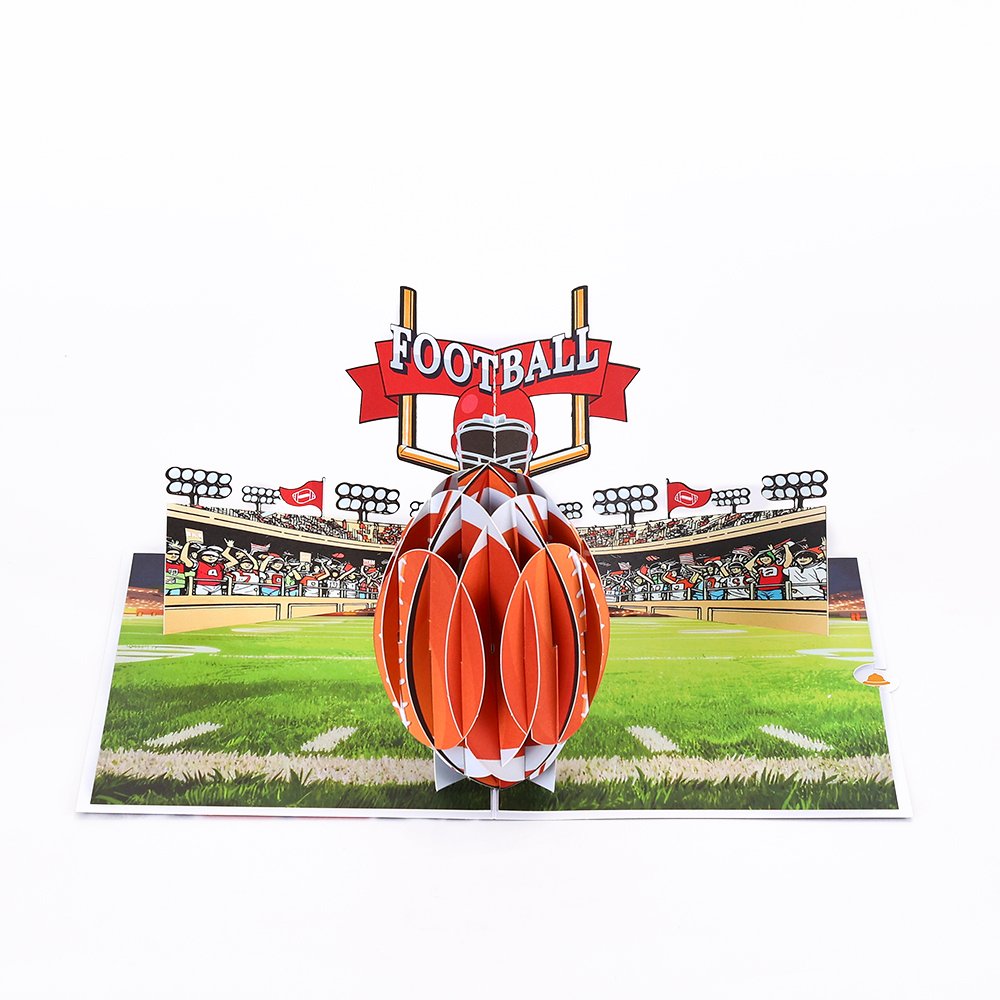 Football 3D Pop Up Card