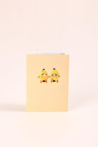 Banana Cat Greeting Card
