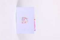Arch Cherry Blossom Cat Greeting Card