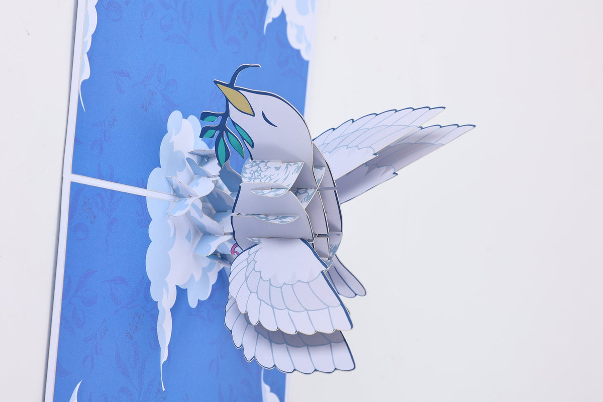 Peace Dove 3D Pop Up Card