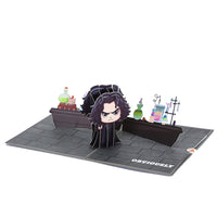 Magic Black Gold Birthday Flip Pop Up Card
