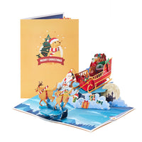 Dog Christmas Greeting Card