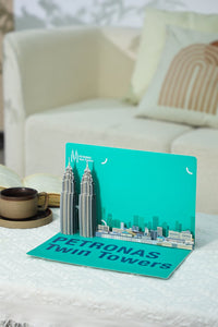Petronas Twin Towers Greeting Card Malaysia