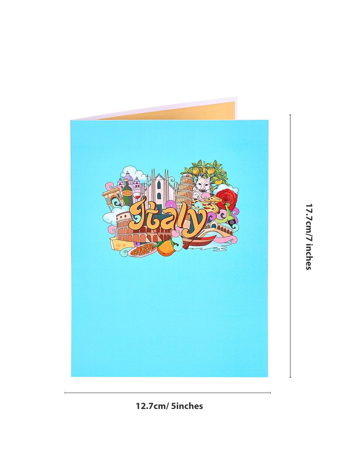 City Cityscape Greeting Card Italy