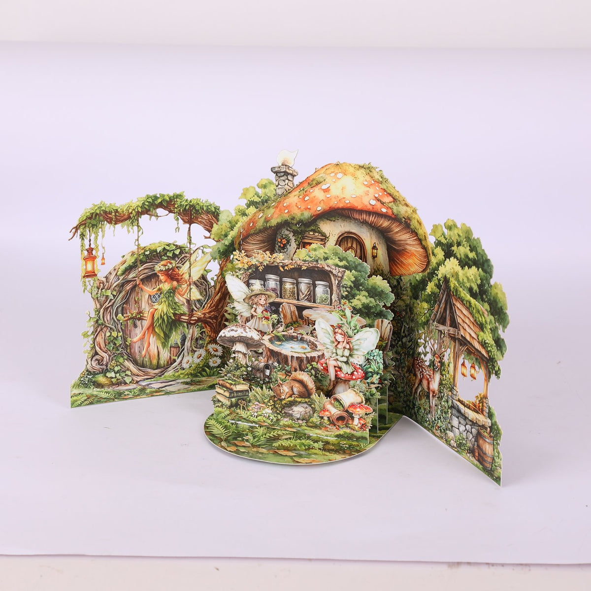 Forest Double Door Card