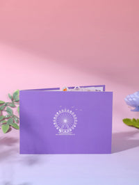 Lavender Crystal Ball Card