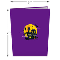 Haunted House 3D Pop Up Halloween Card