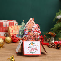 Christmas Party Flower Box Card