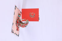 Christmas Deer Crescent Moon Greeting Card