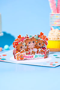 Birthday Bear 3D Pop Up Card
