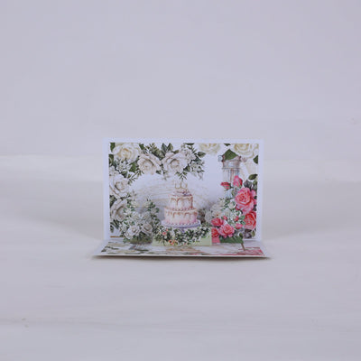 Wedding 90° 3D Pop Up Card