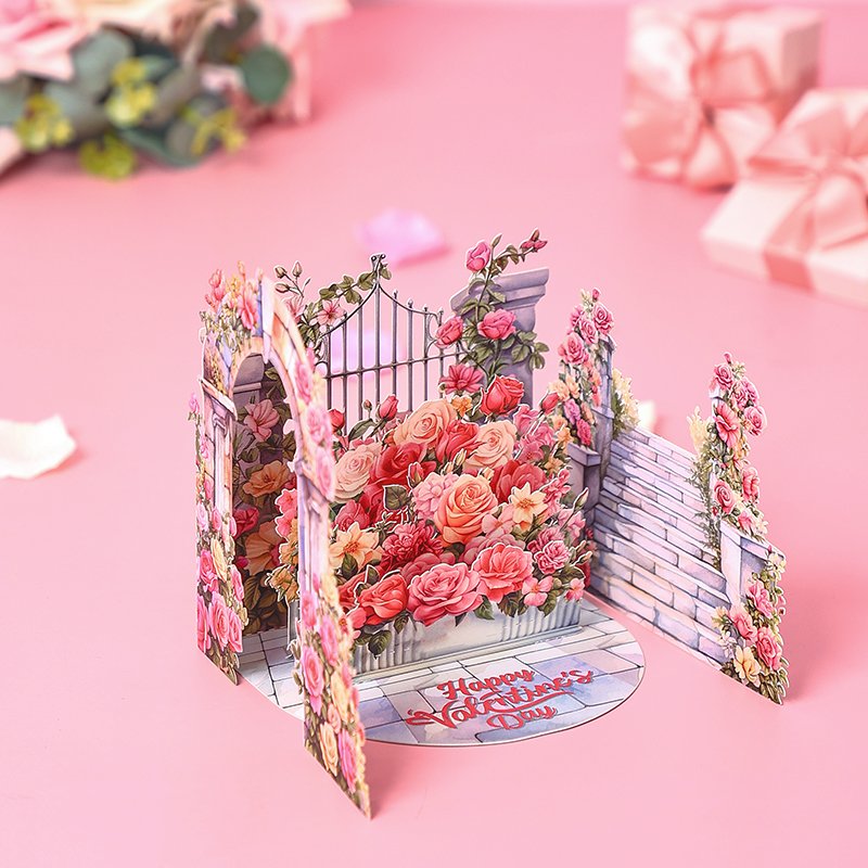 Romantic Garden 3D Pop Up Card