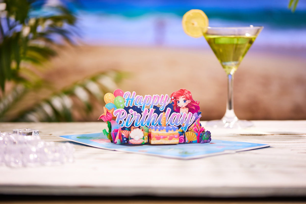 Mermaid Birthday Greeting Card