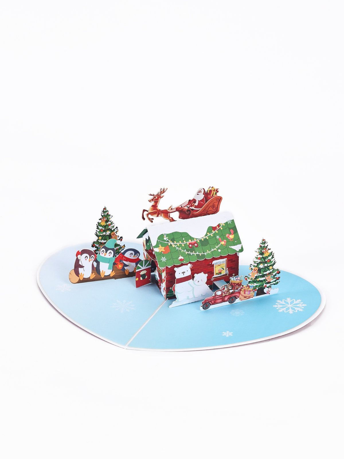 Christmas Top Hat Flip Pop Up Card