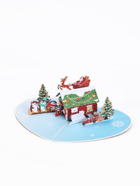 Christmas Top Hat Flip Pop Up Card