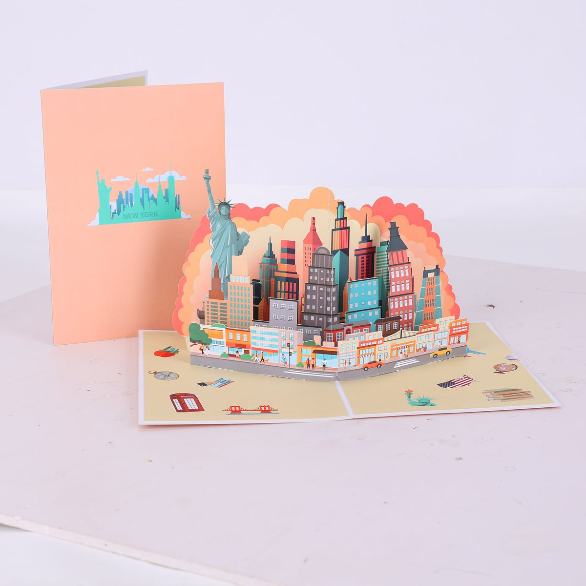 New York City Architecture Pop Up Card