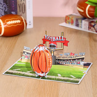 Football 3D Pop Up Card