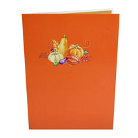 Pumpkin Wheelbarrow Halloween Greeting Card