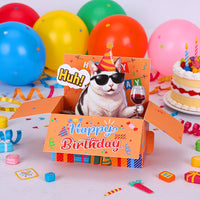 Cat Birthday Greeting Card