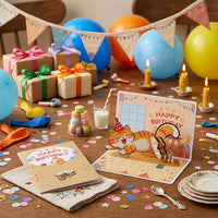 Egg Yellow Cat Greeting Card
