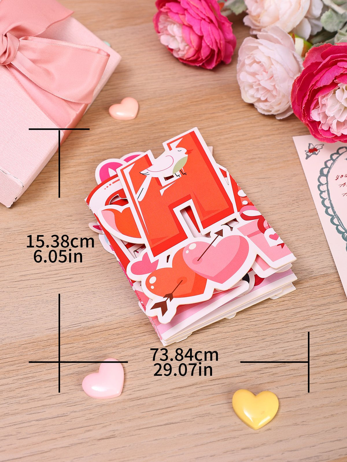 Valentine's Day Happy Slim Card