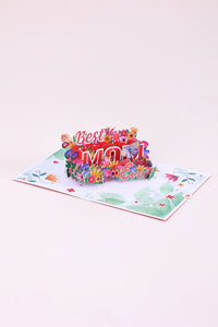 Best Mom Ever Tulip Greeting Card