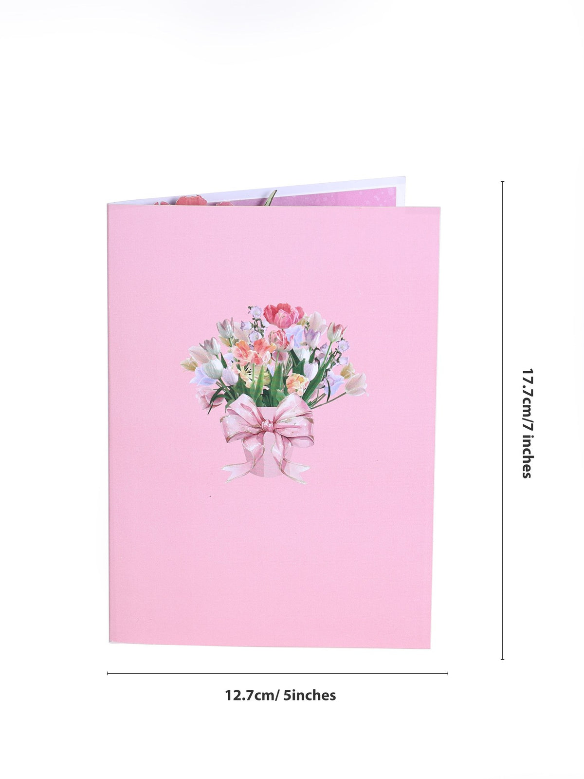 Tulip Flower Bouquet 3D Pop Up Card