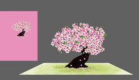 Cherry Blossom Tree 3D Pop Up Card