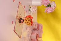 Squirrel Couple Love Tree 3D Pop Up Card