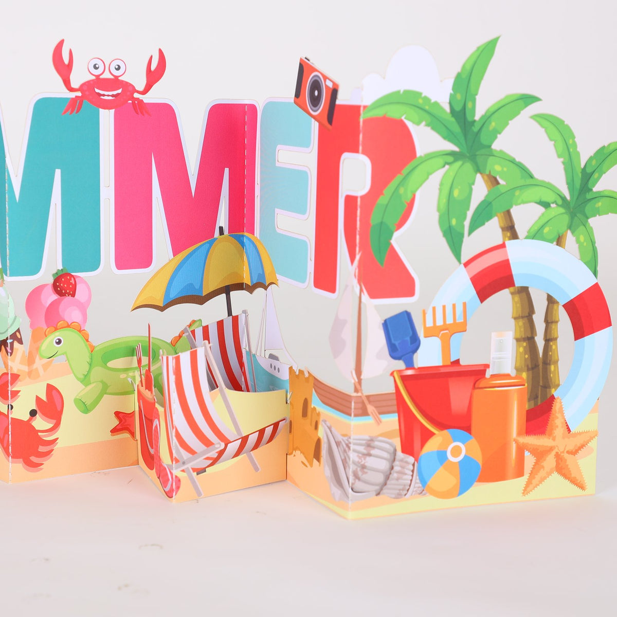 Summer Happy Slim Card