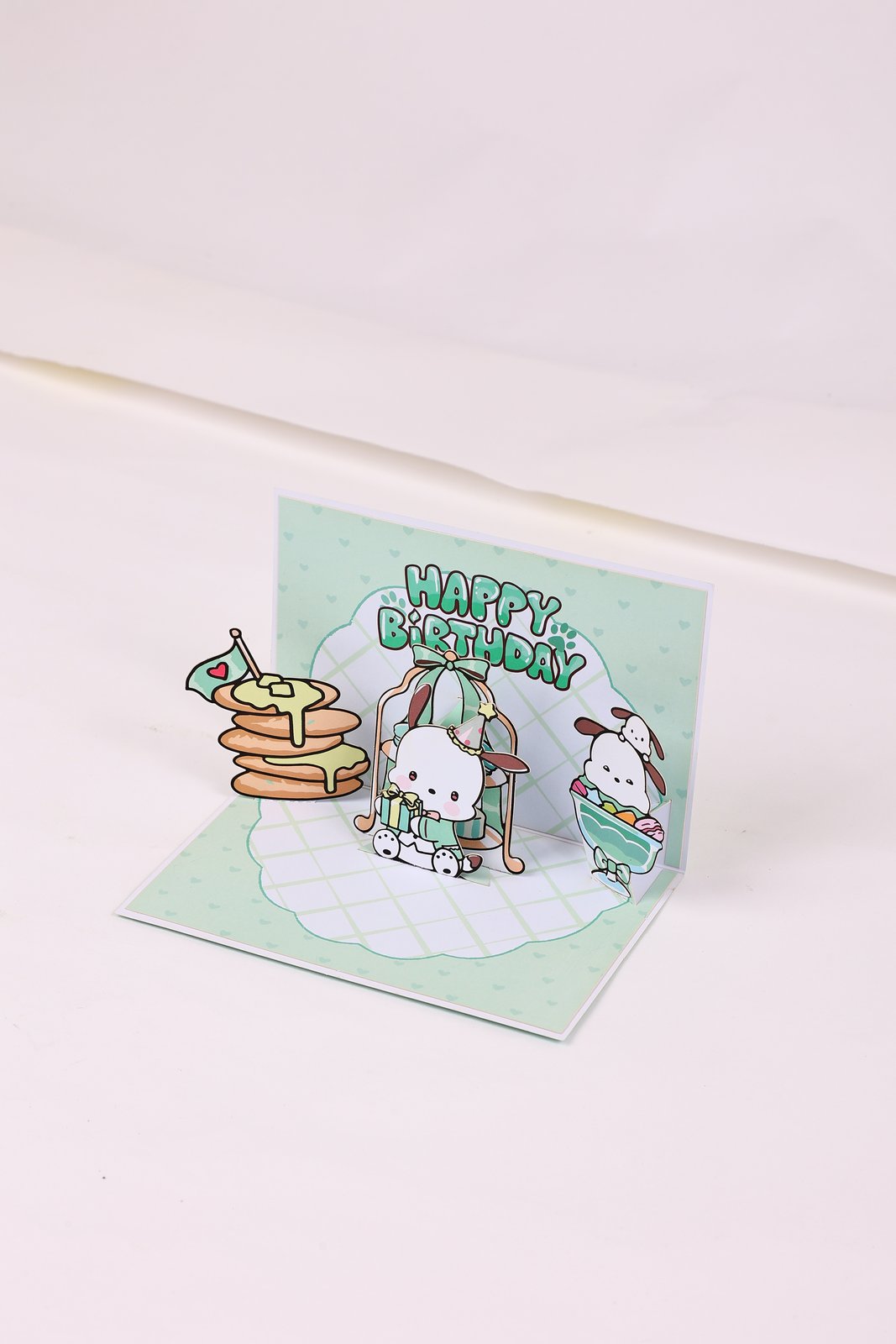 Pochacco 90° 3D Pop Up Card