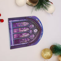 Church Stained Glass Window 3D Pop Up Card