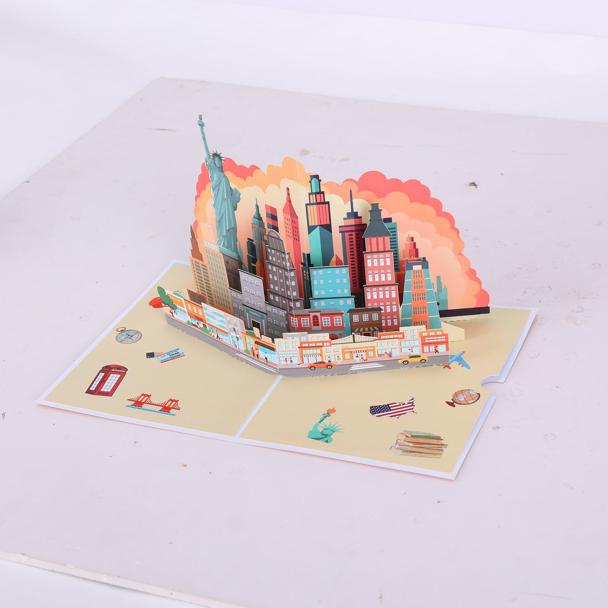 New York City Architecture Pop Up Card