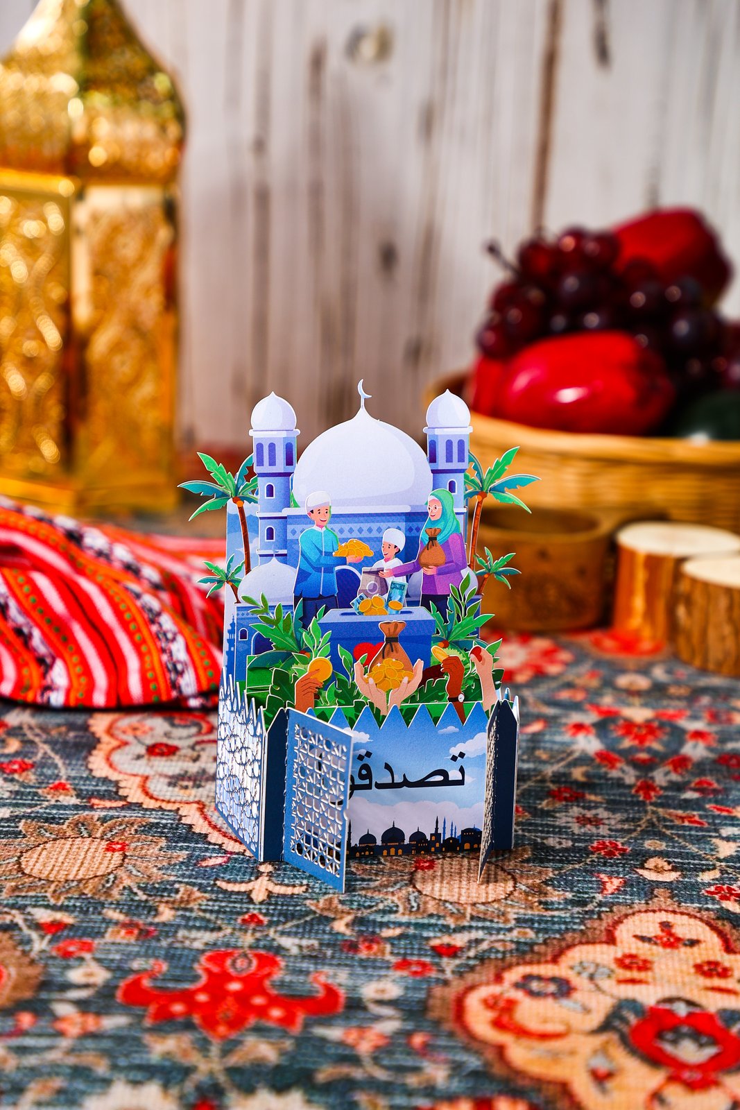 Muslim Eid Mubarak 3D Pop Up Card