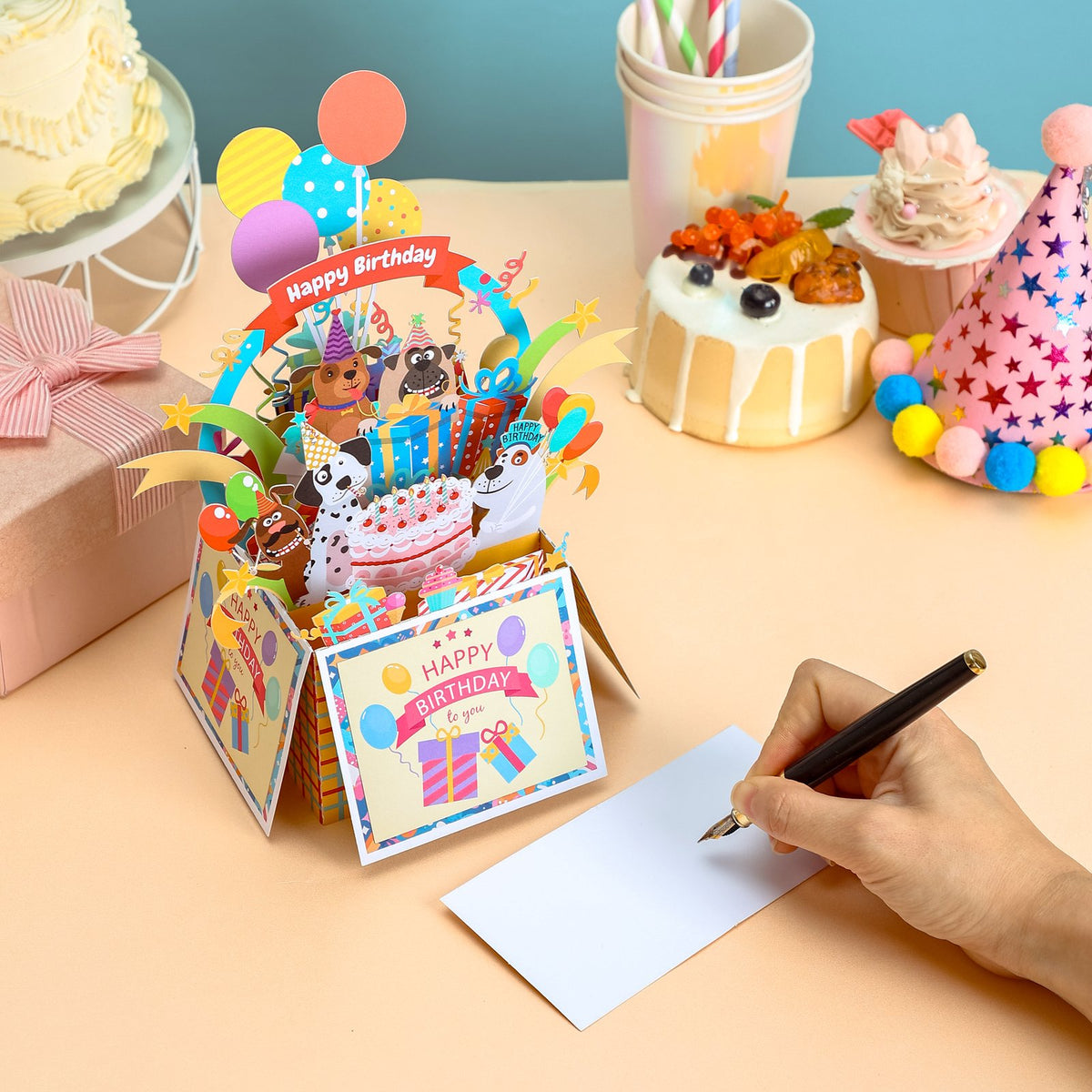 Dog Happy Birthday Box Card