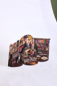 Vintage Fireplace Flip Pop Up Card