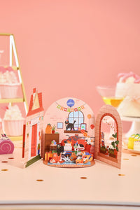 Cat Birthday Double Door 3D Pop Up Card