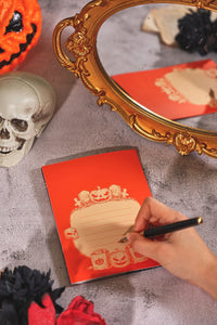 Halloween Pumpkin Bear Open Door 3D Pop Up Card