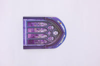 Church Stained Glass Window 3D Pop Up Card