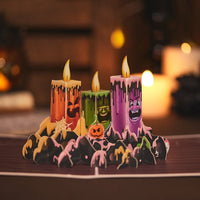 Halloween Candle Pop Up Card