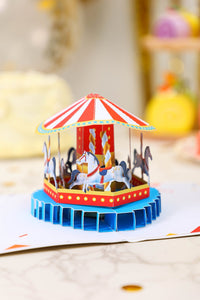 Carousel 3D Pop Up Card