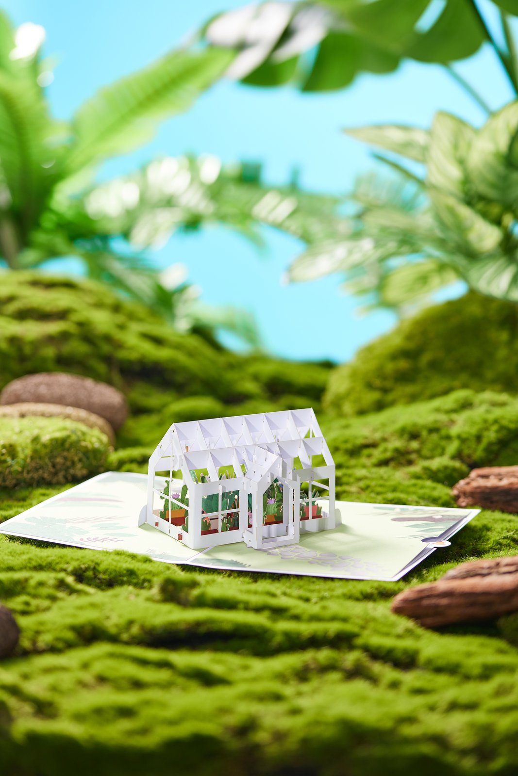 Greenhouse 3D Pop Up Card