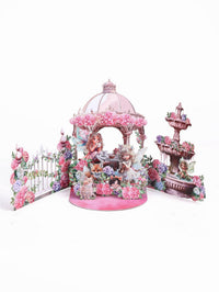 Leprechaun Garden Afternoon Tea 3D Pop Up Card