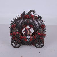 Halloween Horse Carriage Greeting Card