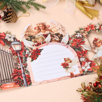 Christmas Floral Door 3D Pop Up Card