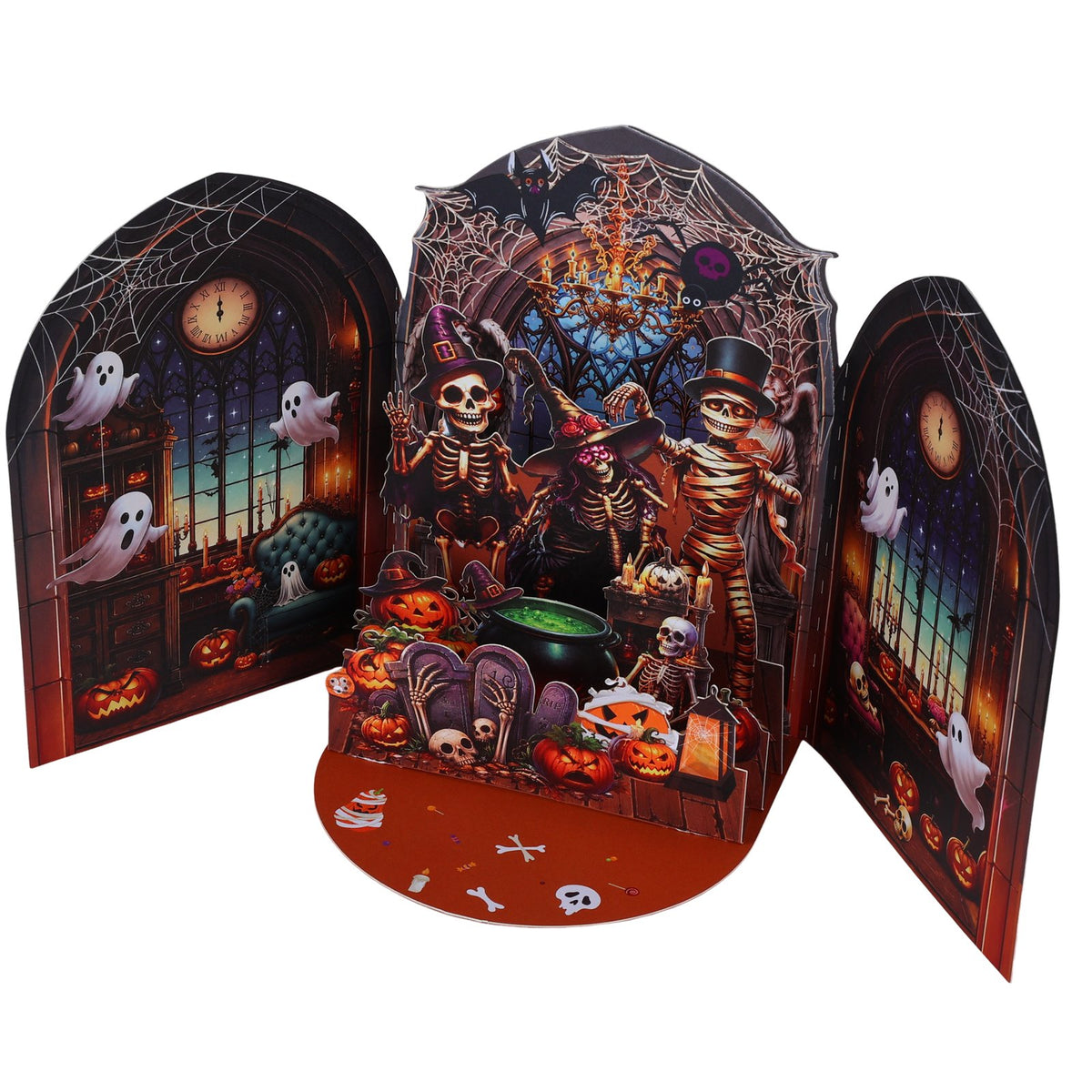 Halloween Double Door 3D Pop Up Card